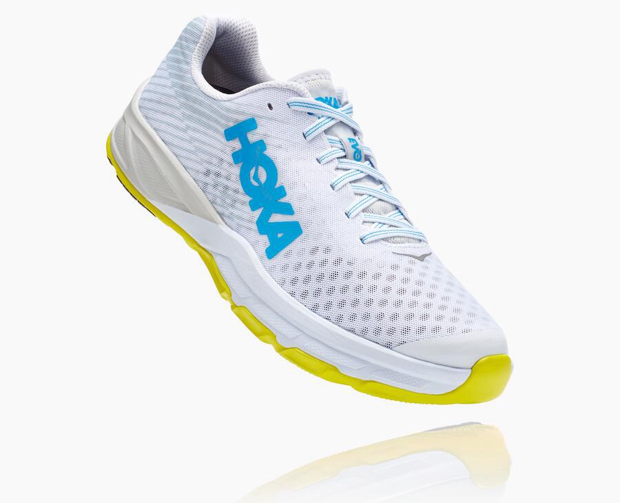 Hoka Australia One One EVO Carbon Rocket - Mens Running Shoes White - PDRCN-5083